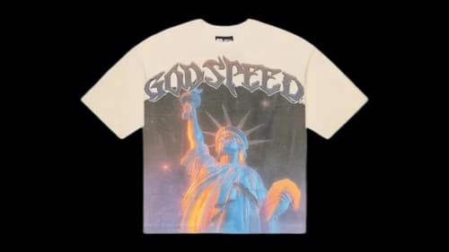 Godspeed Purple City Bone Tee Bone