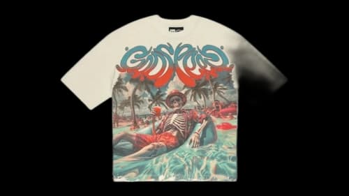 Godspeed Pool Party T-shirt Bone
