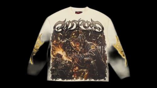 Godspeed Steel Sharpens Steel L/S T-shirt Bone