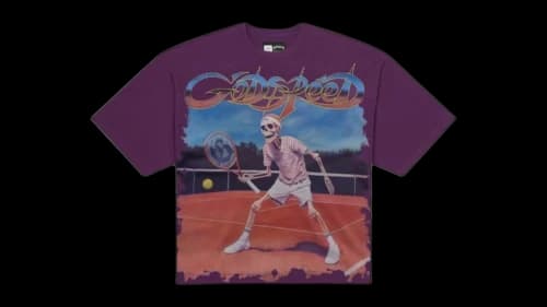Godspeed Top Spin Tee Purple Wash Tee Purple