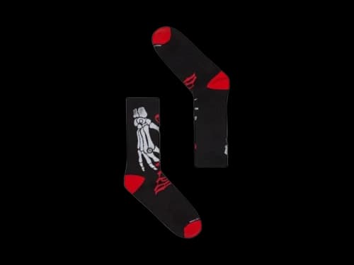 Godspeed Ten Toes Down Sock Black/Red