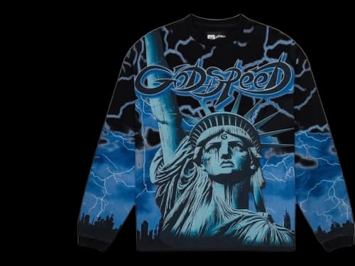 Godspeed Voltage LS T-shirt Blue