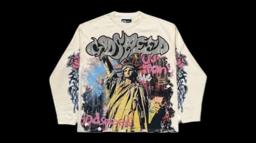 Godspeed Vandal L/S T-Shirt Bone