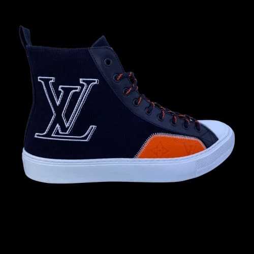 Louis Vuitton Tattoo Sneaker Boot 'Black Orange'