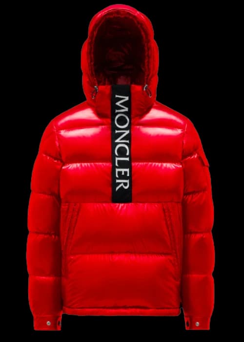 Moncler Maury Short Down Jacket Ruby Red