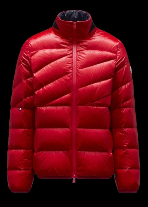 Moncler Hanin Short Down Jacket Red