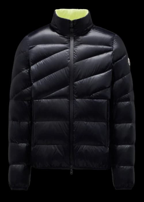 Moncler Hanin Short Down Jacket Night Blue