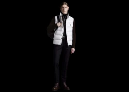 Moncler Tibb Vest Optical White