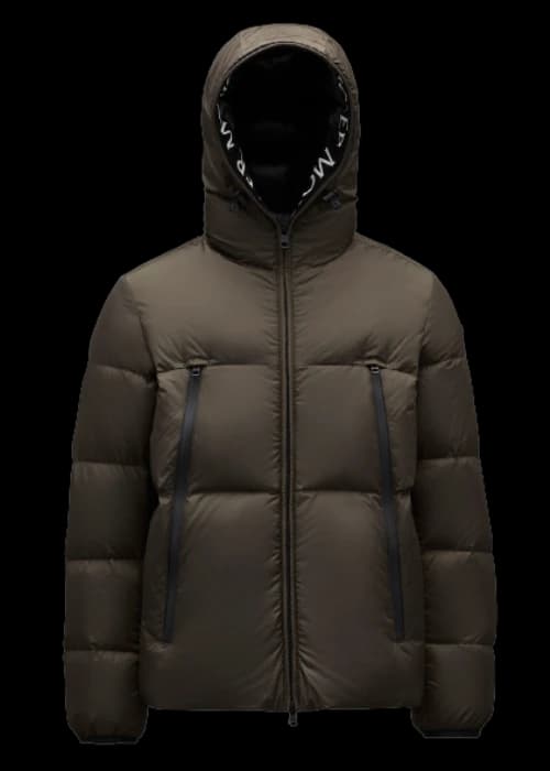 Moncler Montcla Short Down Jacket Olive Green