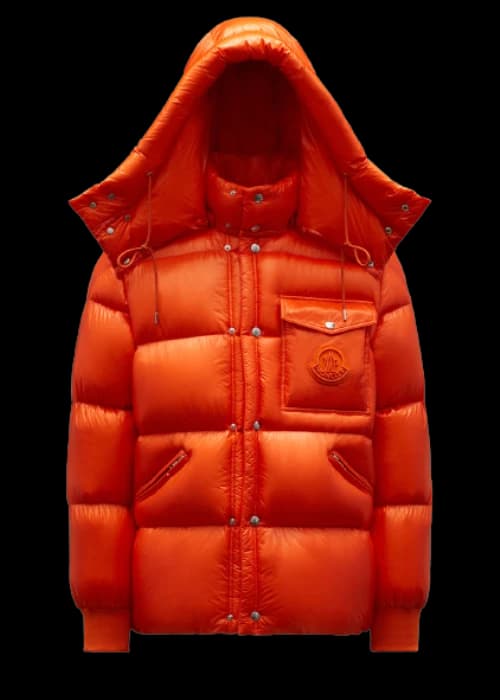 Moncler Lamentin Short Down Jacket Bright Orange