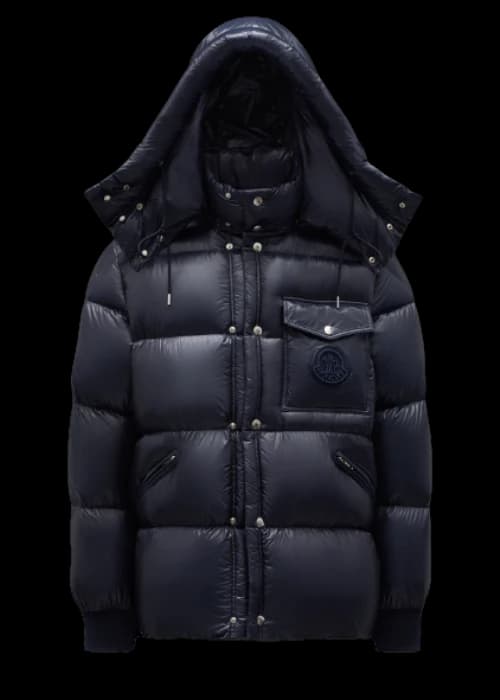 Moncler Lamentin Short Down Jacket Night Blue