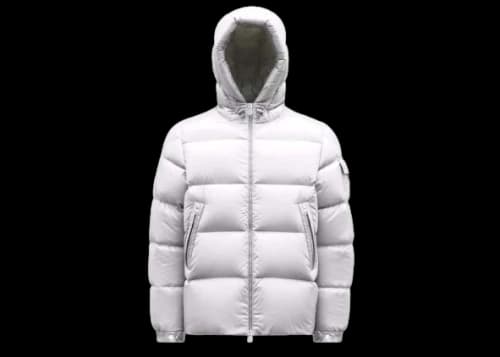 Moncler Ecrins Short Down Jacket Optical White