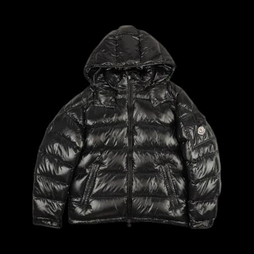 Moncler Maya Zip Up Down Jacket 'Black'