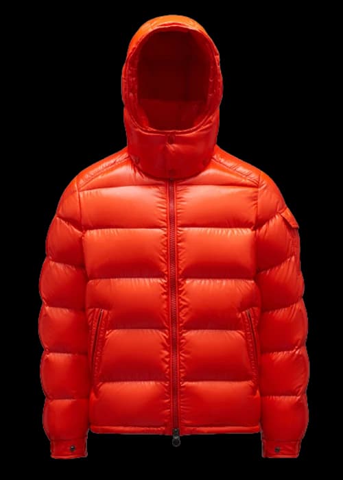 Moncler Maya Short Down Jacket Bright Orange