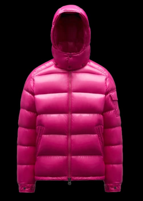 Moncler Maya Short Down Jacket Mauve Pink