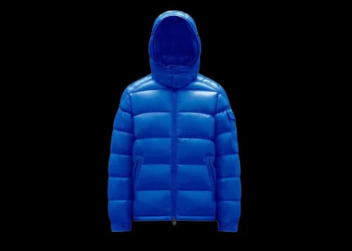 Moncler Maya Short Down Jacket Sky Blue