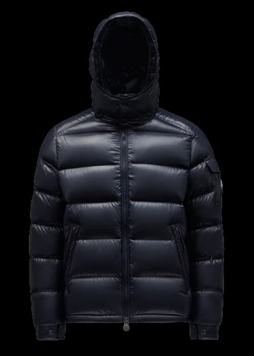 Moncler Maya Short Down Jacket Night Blue