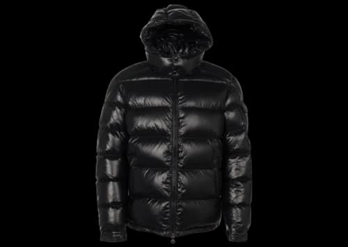 Moncler Maya Short Down Jacket Black