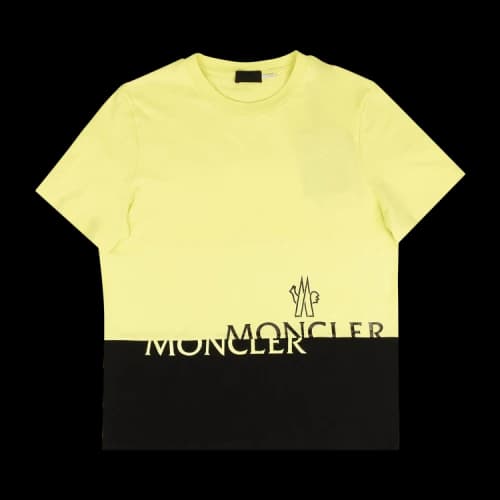 Moncler Maglia Color Blocl Short-Sleeve T-Shirt 'Yellow'
