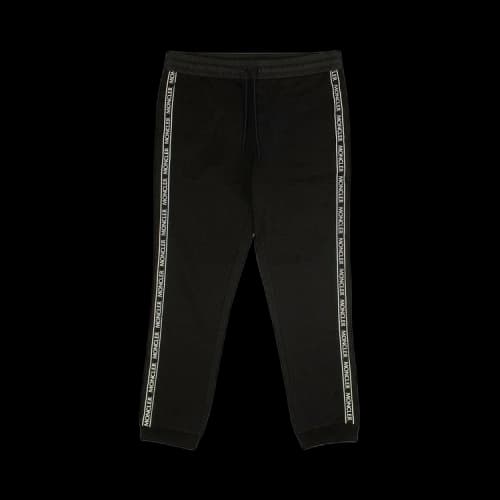 Moncler Ribbon Side Sands Logo Sweatpants 'Black'