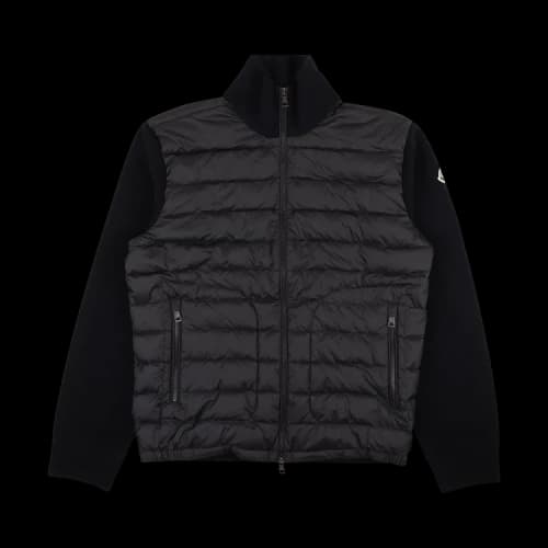 Moncler Tricot Down Filled Jacket 'Blue'