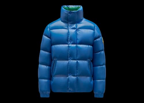 Moncler Dervo Short Down Jacket Blue