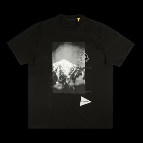 Moncler Short-Sleeve Mountain T-Shirt 'Black'