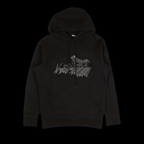 Moncler 1952 Graphic Logo Hoodie Sweatshirt 'Black'