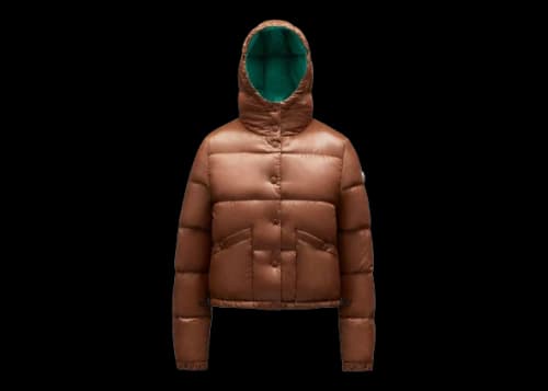 Moncler Women's Bardanette Short Down Jacket Walnut Brown