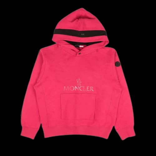 Moncler Inlay Hoodie Sweatshirt 'Pink'
