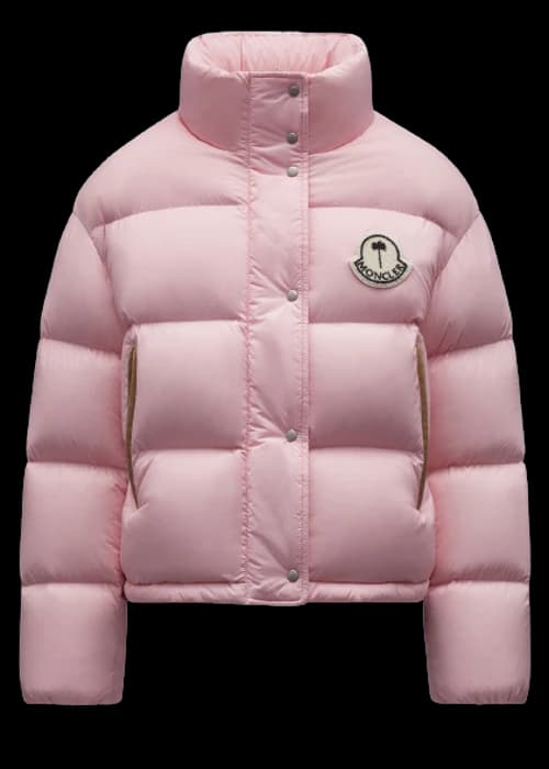 Moncler x Palm Angels Antora Short Down Jacket Light Pink