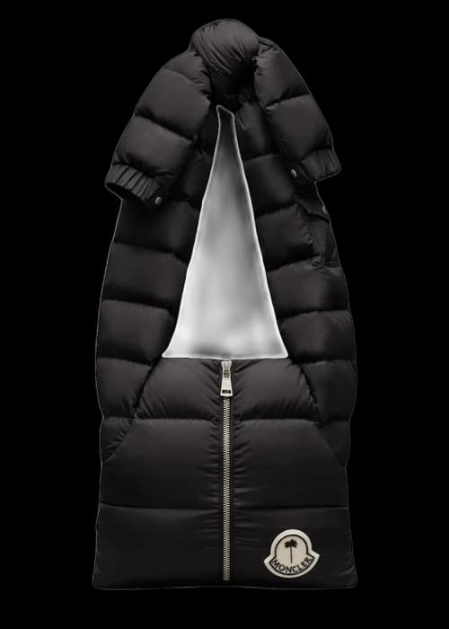 Moncler x Palm Angels Quilted Nylon Shoulder Bag Black