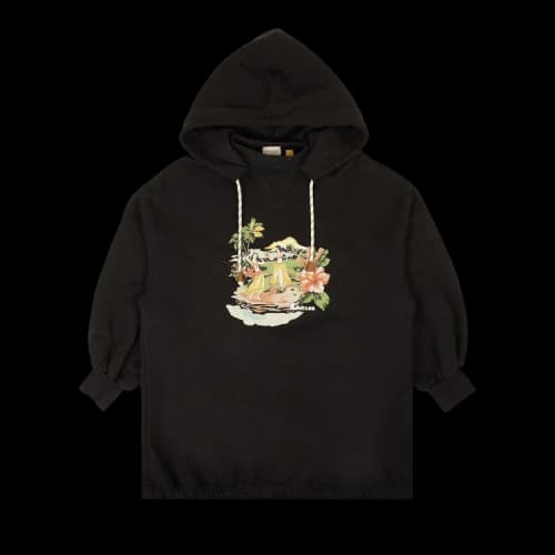 Moncler Genius x Palm Angels Logo Printed Hoodie 'Black'