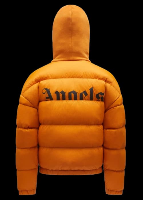 Moncler x Palm Angels Padded Hoodie Orange