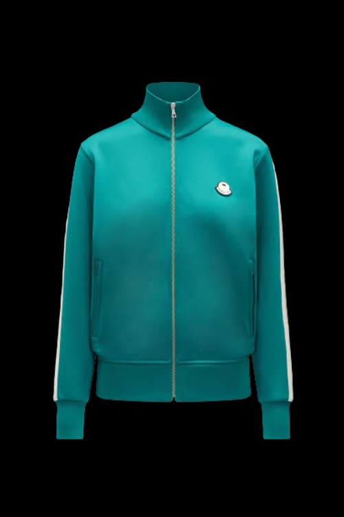 Moncler x Palm Angels Acetate Track Jacket Forest Green