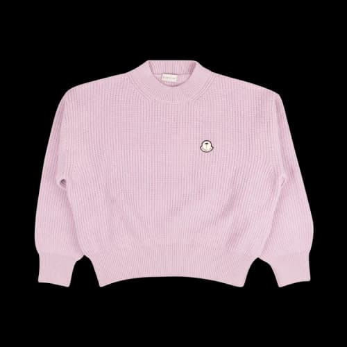 Moncler Wisteria Rib Knit Wool Sweater 'Purple'