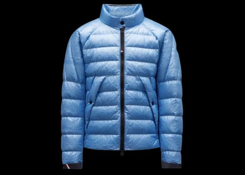 Moncler Mascognaz Short Down Jacket Light Blue