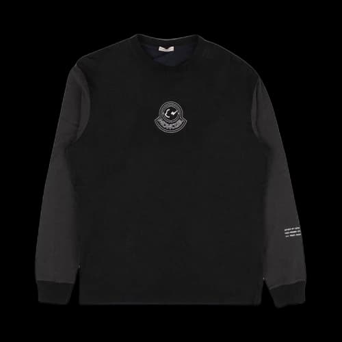 Moncler x Fragment Long-Sleeve T-Shirt 'Black'