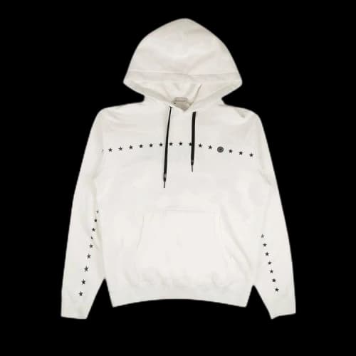 Moncler x Fragment Hiroshi Fujiwara Printed Star Hoodie 'White'