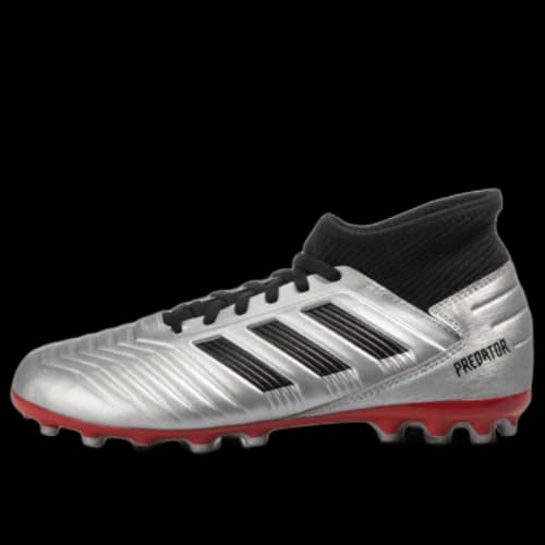 (GS) adidas Predator 19.3 AG 'Silver Metallic Black'