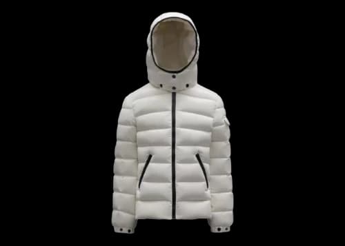 Moncler Girl's Bady Short Down Kid's Jacket Off White