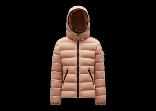Moncler Girl's Bady Short Down Kid's Jacket Light Pink