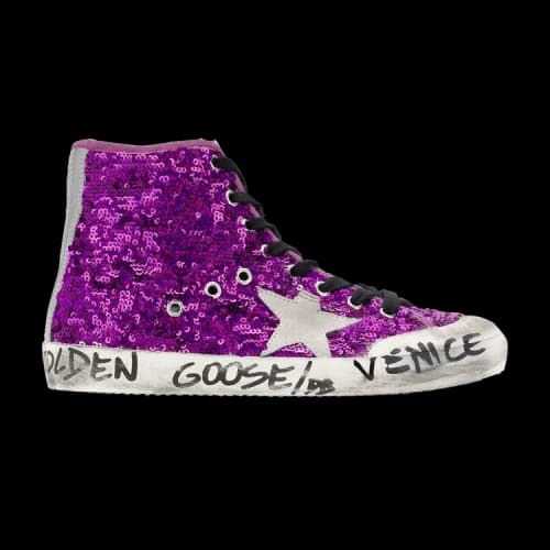 Golden Goose Francy Donna High 'Purple Sequins' (Women's)