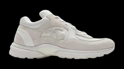 Chanel CC Logo Mesh Sneaker Light Pink