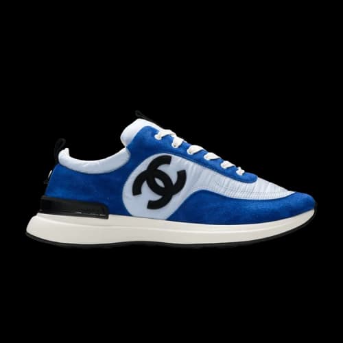 Chanel Suede Calfskin Sneaker 'Blue'