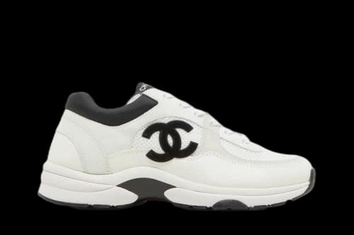 Chanel CC Logo Sneaker 'White Black' (Women's)