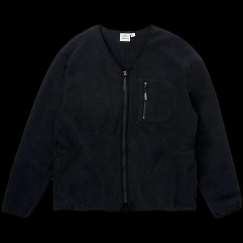 Gramicci Fleece Cardigan Zip Up 'Black'