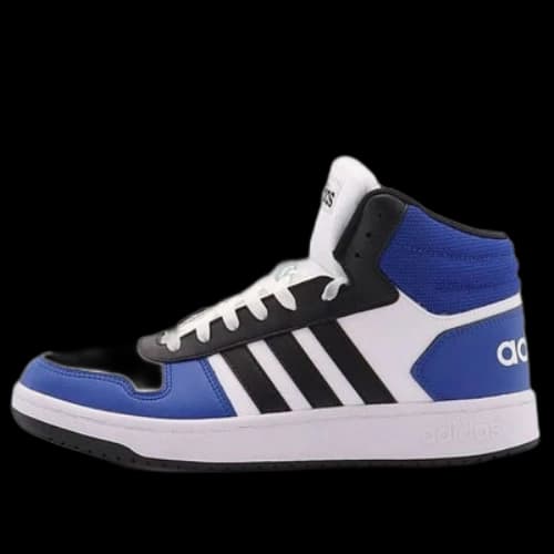 adidas Hoops 2.0 Mid 'White Blue Black'