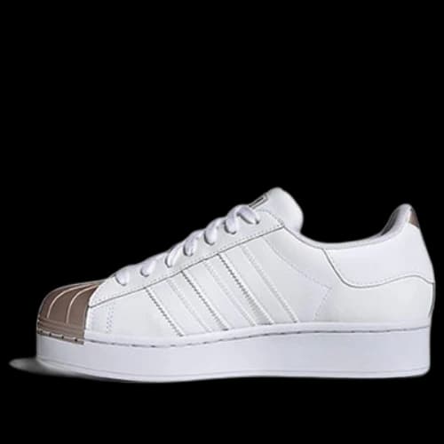 adidas originals Superstar Bold MT Shoes White/Brown (Women's)