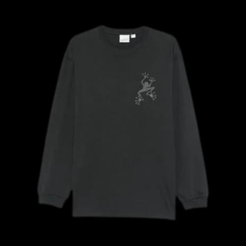 Gramicci Sticky Hands Long-Sleeve Tee 'Vintage Black'